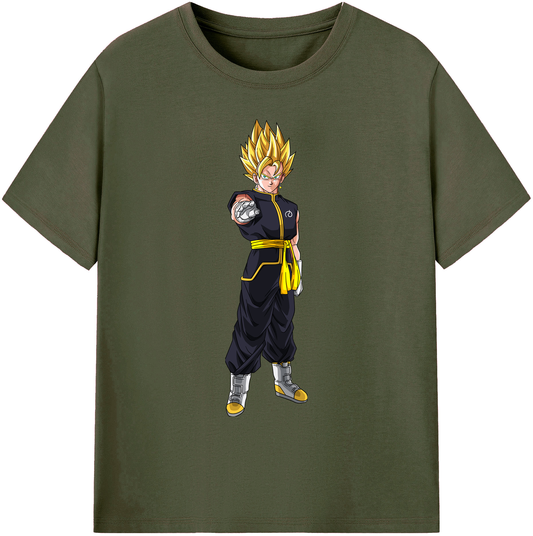 （画像用） ドラゴンボール ベジット DRAGON BALL Vegetto 綿100％ メンズ半袖Tシャツ｜肌触りやわらか＆通気性
